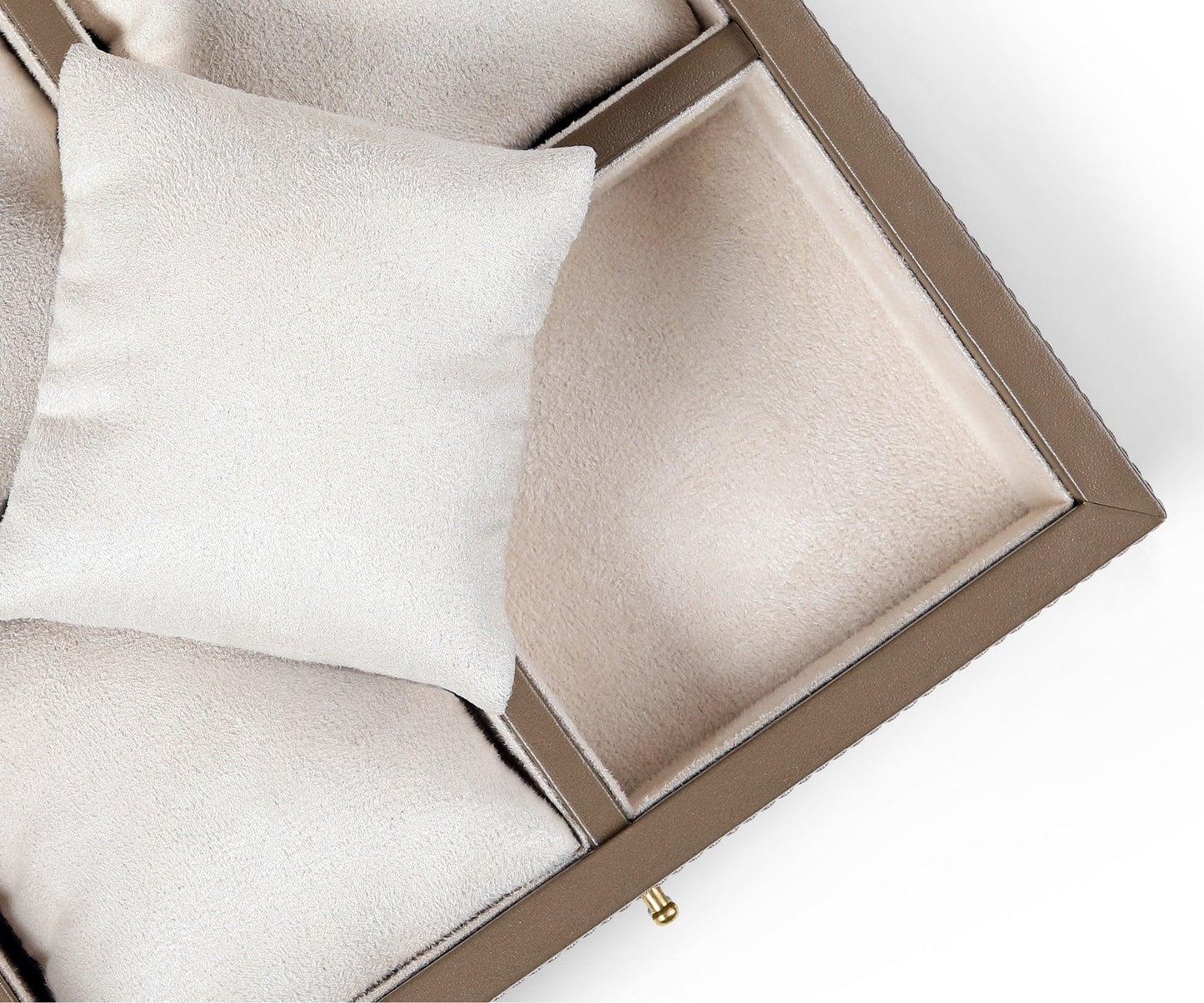 Buy Olive Green Tesoro Watch Box - Four Compartments with Cushions - Taamaa