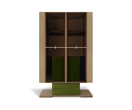 Aeris Bar Cabinet, Green