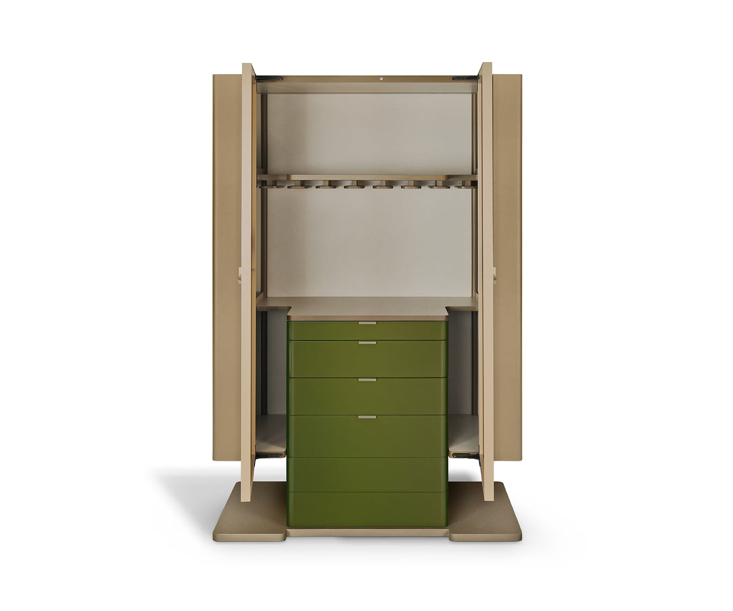 Aeris Bar Cabinet, Green