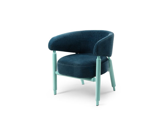 Arc Lounge Chair, Aqua