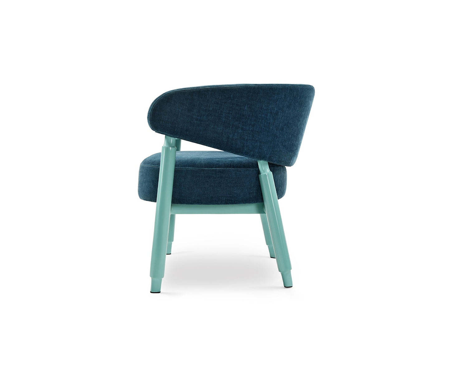 Arc Lounge Chair, Aqua