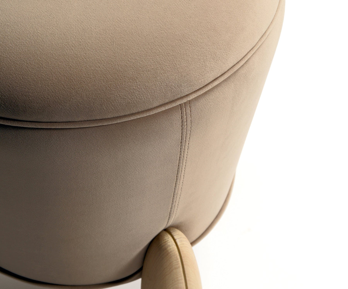 Astro Pouffe, Distressed Beige