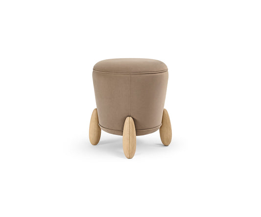 Astro Pouffe, Distressed Beige
