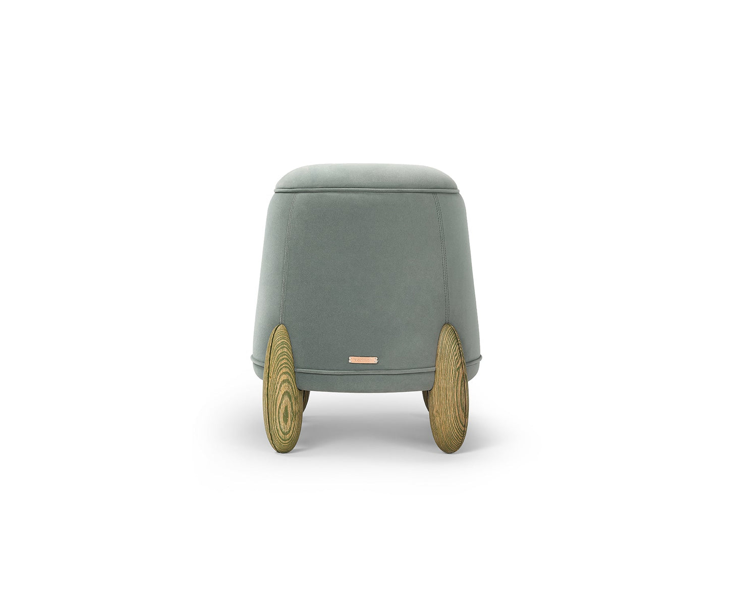 Astro Tip Pouffe, Distressed Green
