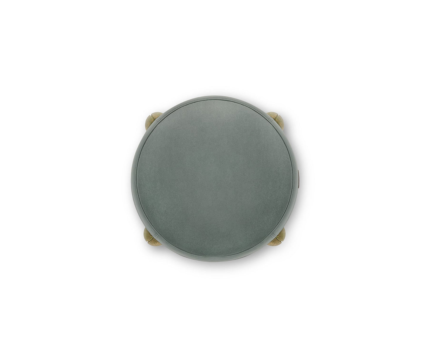 Astro Tip Pouffe, Distressed Green