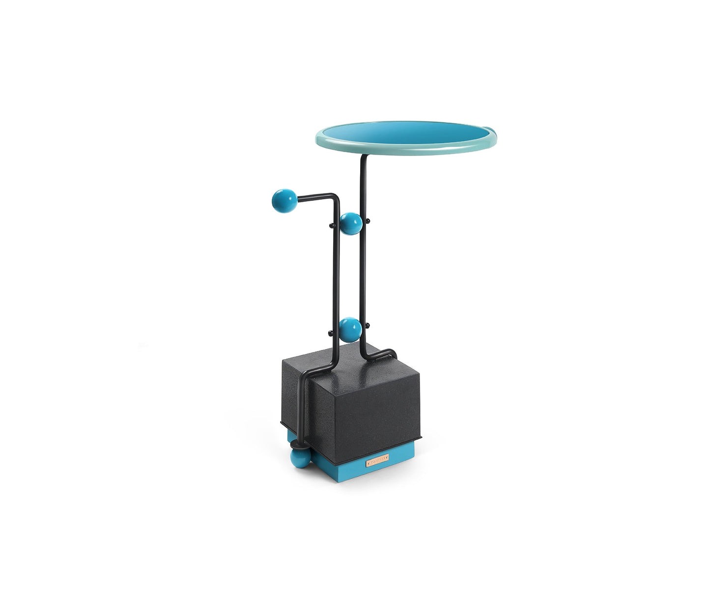Bau 06 Side Table, Aqua