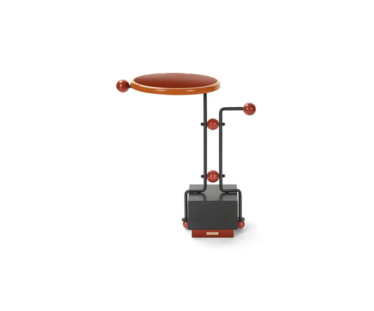 Bau 06 Side Table, Rust