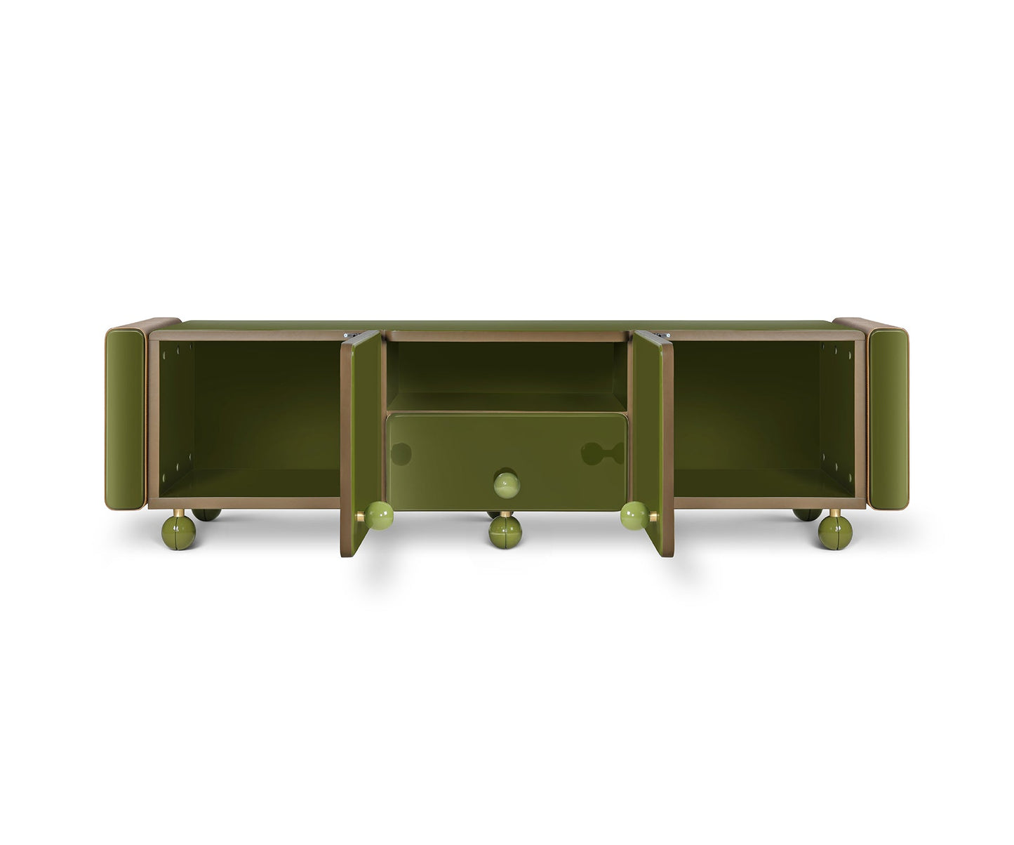 Bau Media Cabinet, Green