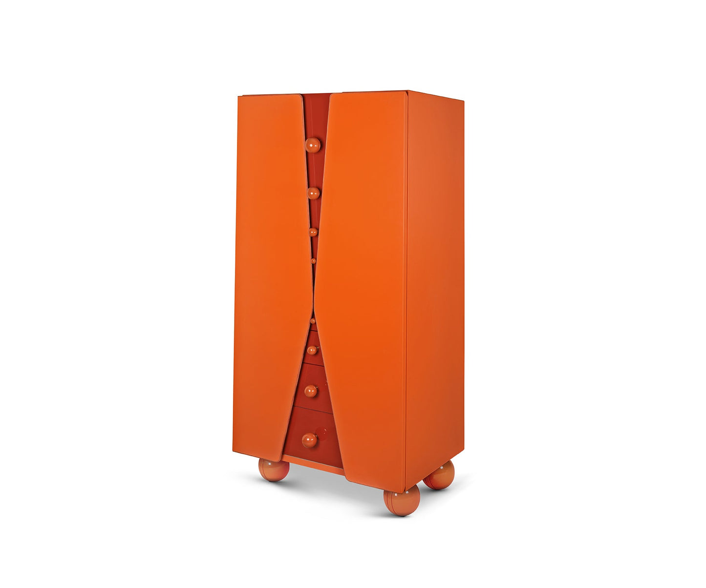 Bau Tall Cabinet, Rust