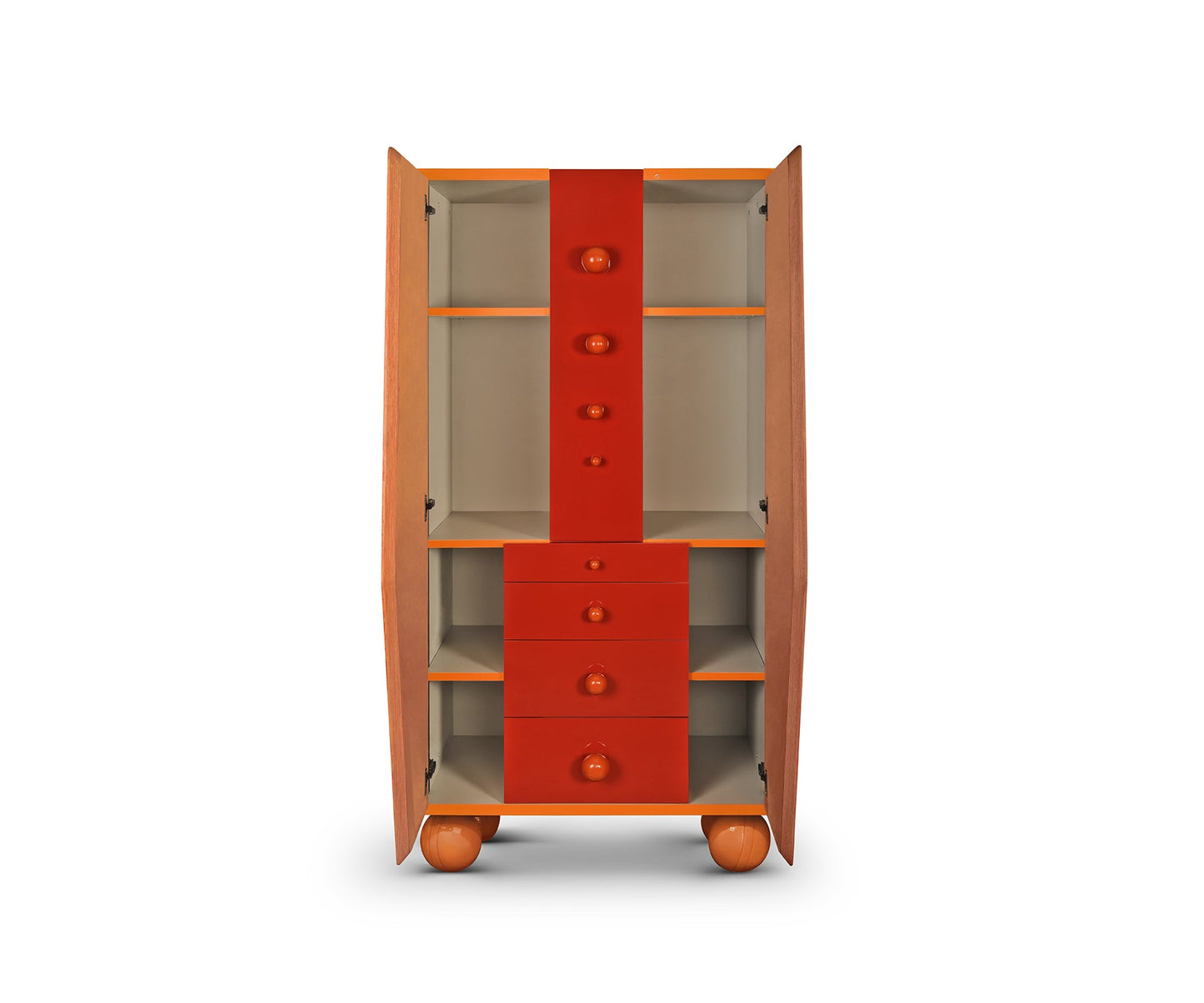 Bau Tall Cabinet, Rust