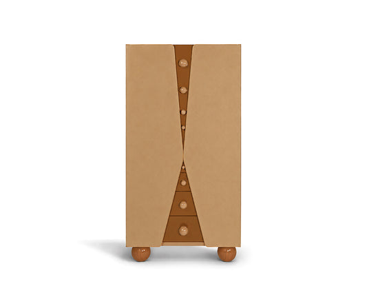 Bau Tall Cabinet, Beige