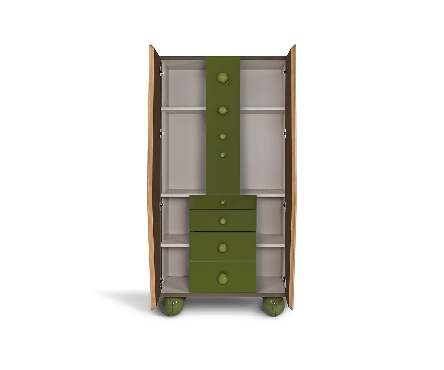 Bau Tall Cabinet, Green