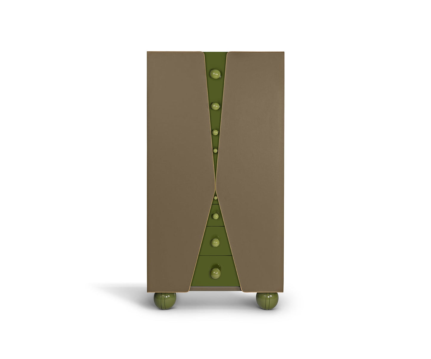 Bau Tall Cabinet, Green