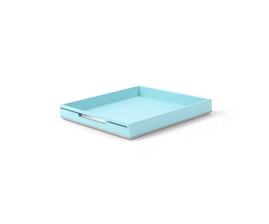 Bevel Tray Medium, Turquoise