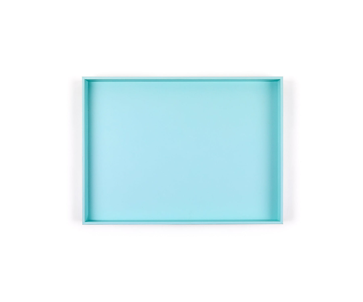 Bevel Serving Tray, Turquoise