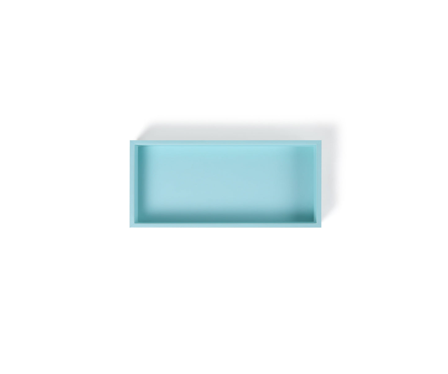 Bevel Tray Small, Turquoise
