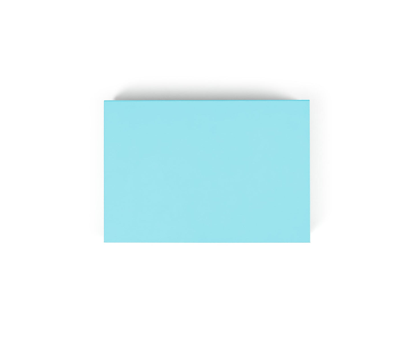 Bevel Storage Box, Turquoise