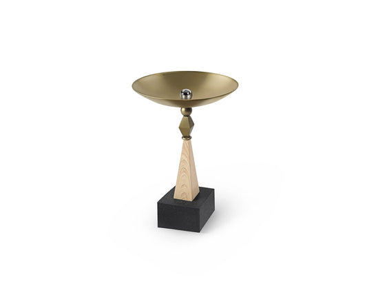 Equa Pedestal, Distressed Beige