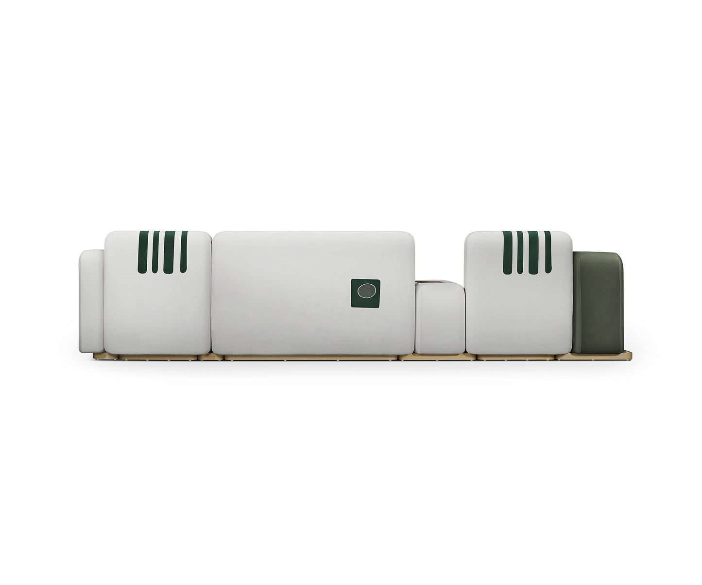 Eyo Modular L Seater Eyo Sofa, Green