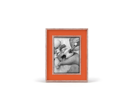 Grain Picture Frame 4X6, Orange