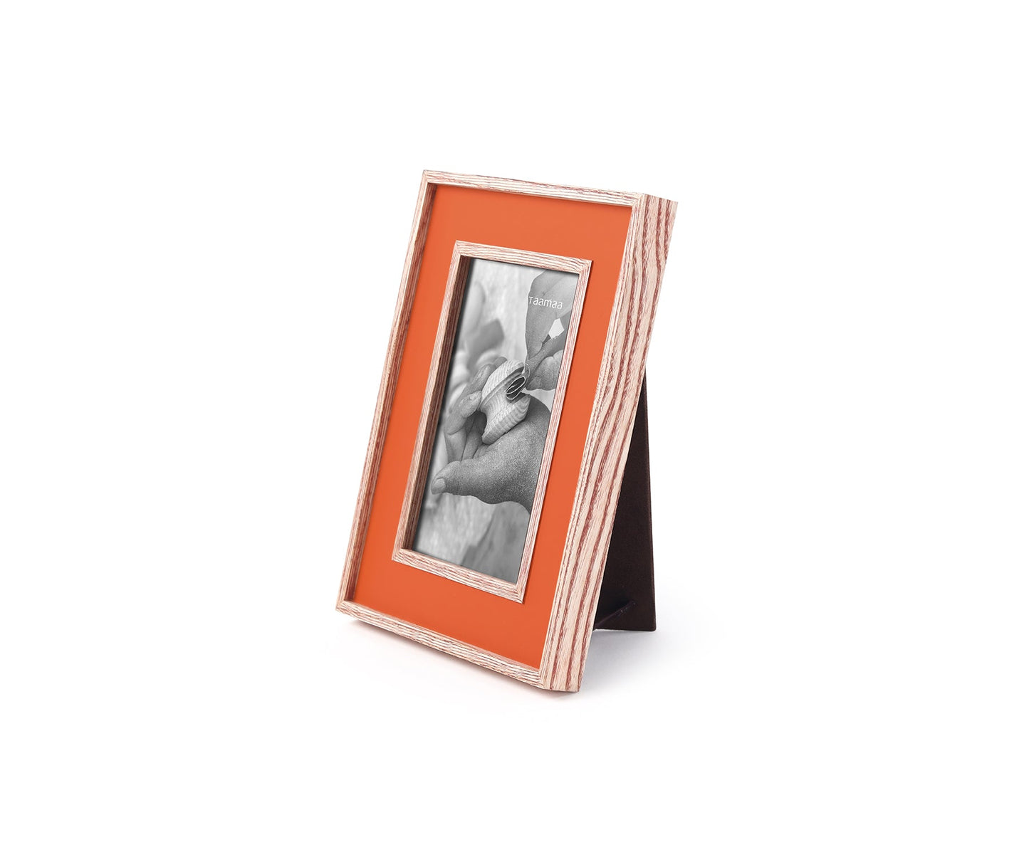 Grain Picture Frame 5x7, Orange