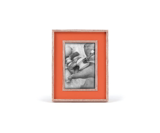Grain Picture Frame 5x7, Orange