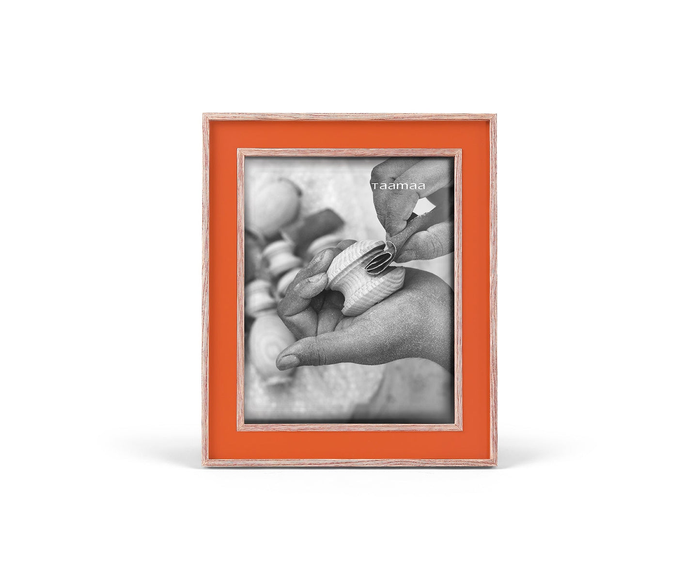 Grain Picture Frame 8X10, Orange