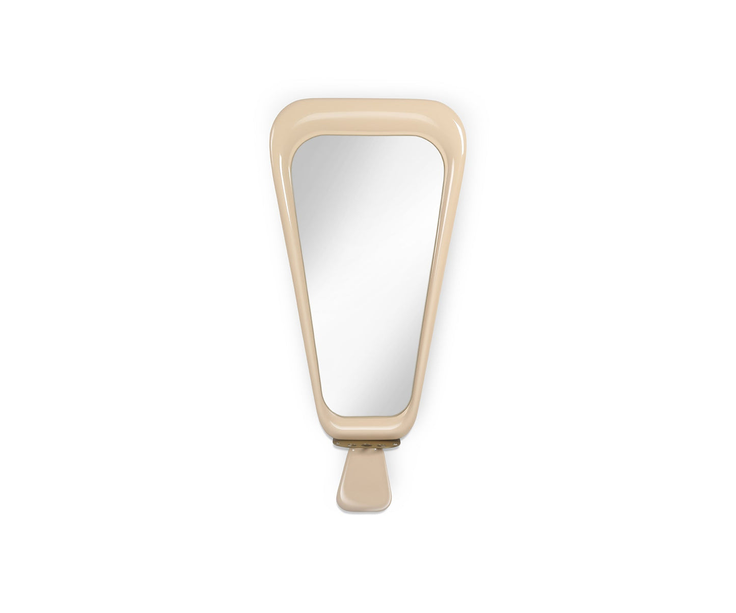 Halo Brace Wall Mirror, Beige