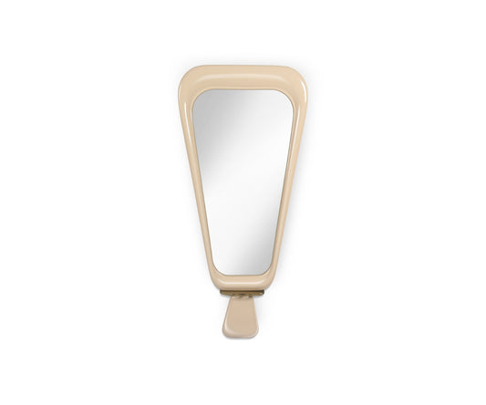 Halo Brace Wall Mirror, Beige