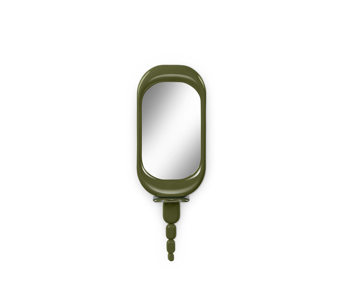 Halo I Wall Mirror, Green