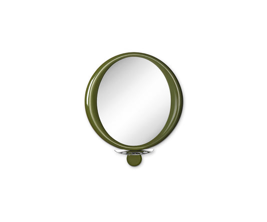 Halo Dot Wall Mirror, Green