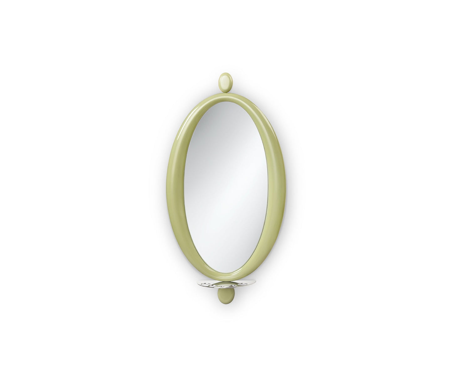 Halo Dash wall mirror, Green