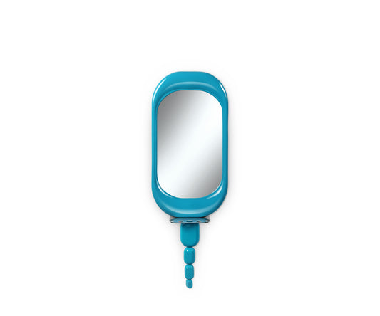 Halo I Wall Mirror, Aqua