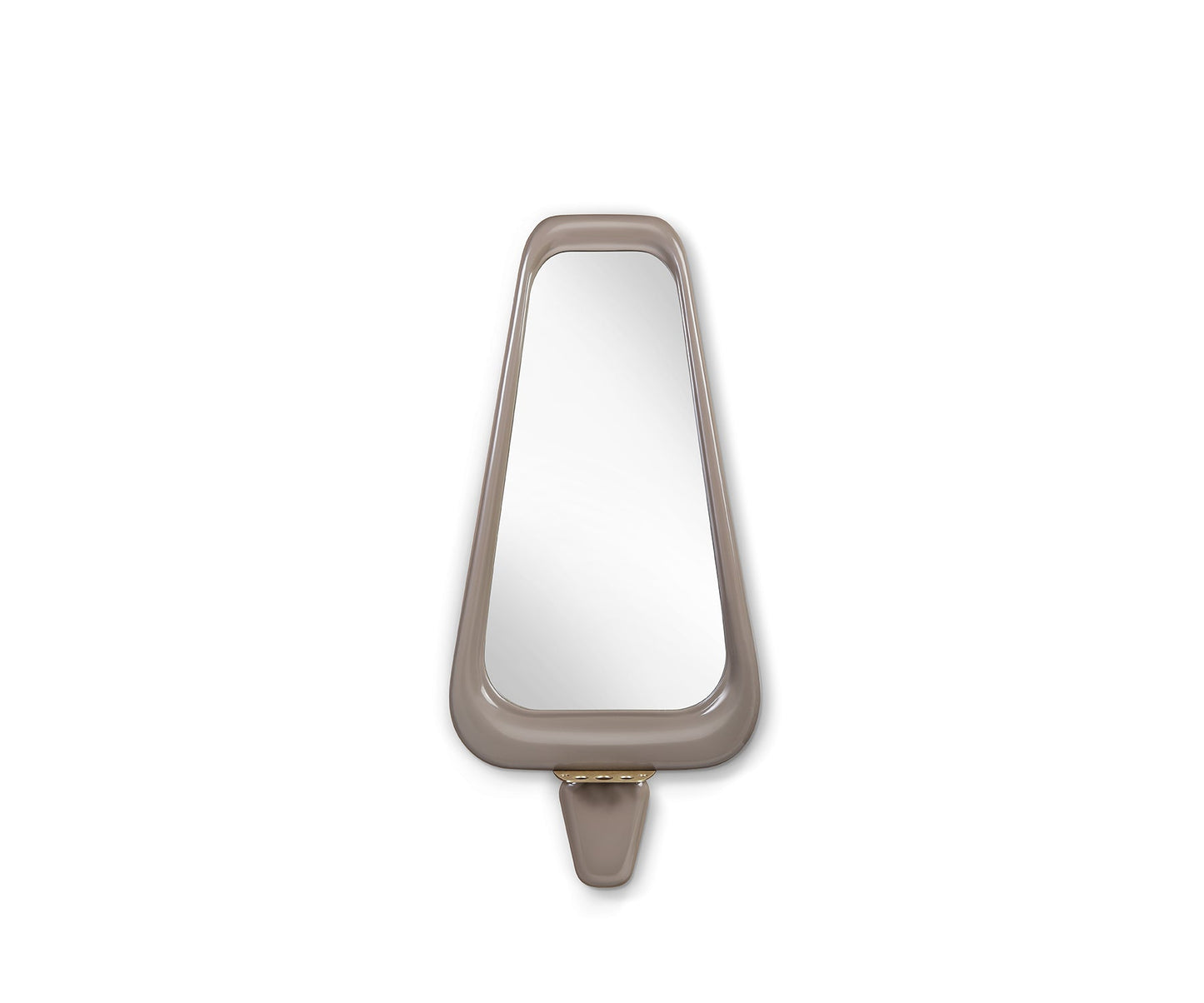 Halo Semi Wall Mirror, Neutral