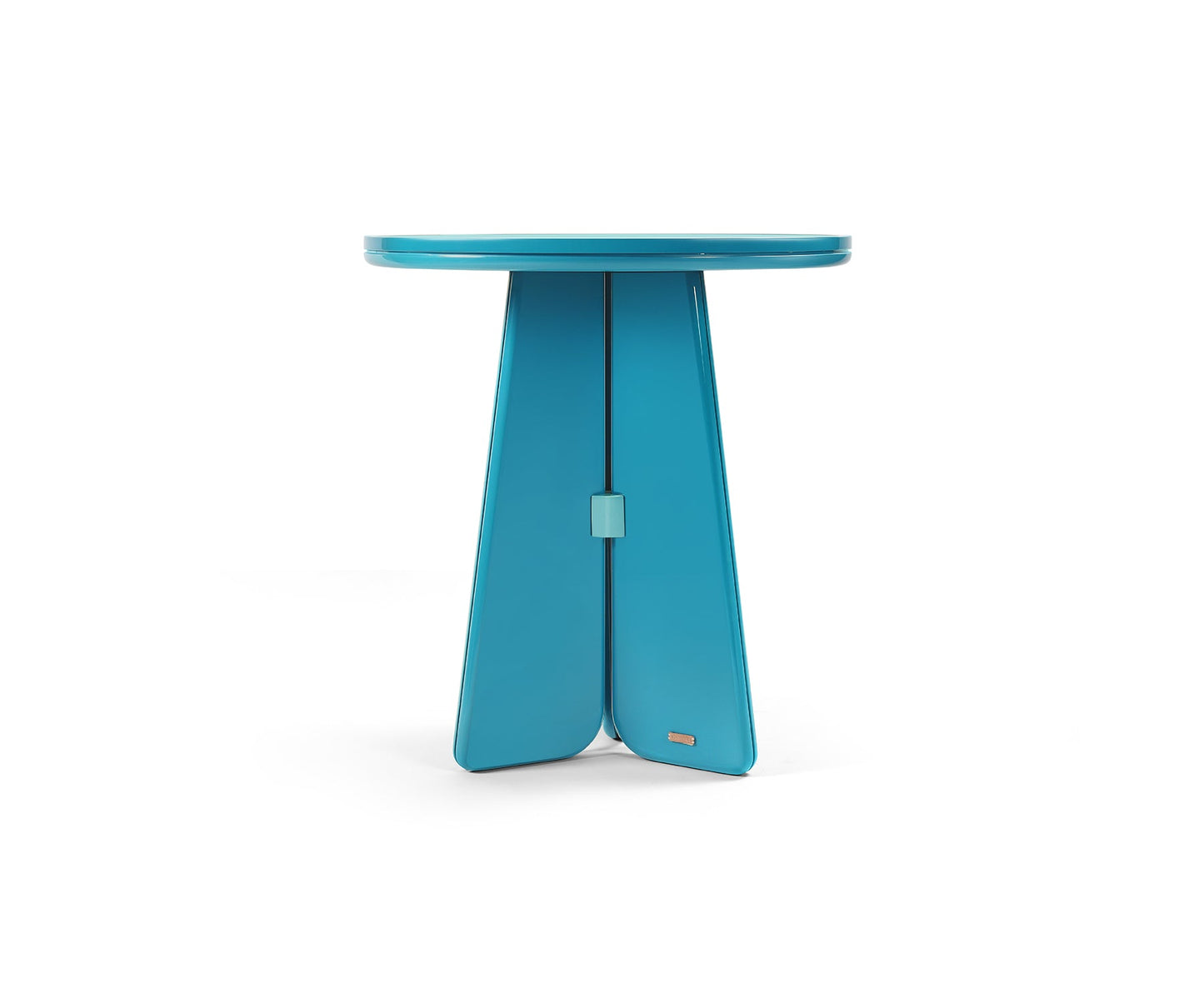 Keel Side Table, Aqua