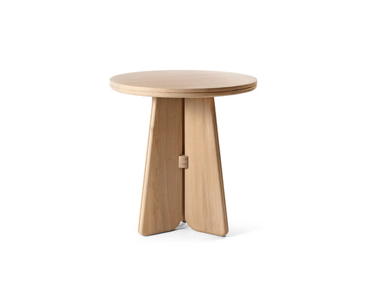 Keel Side Table, Distressed Neutral