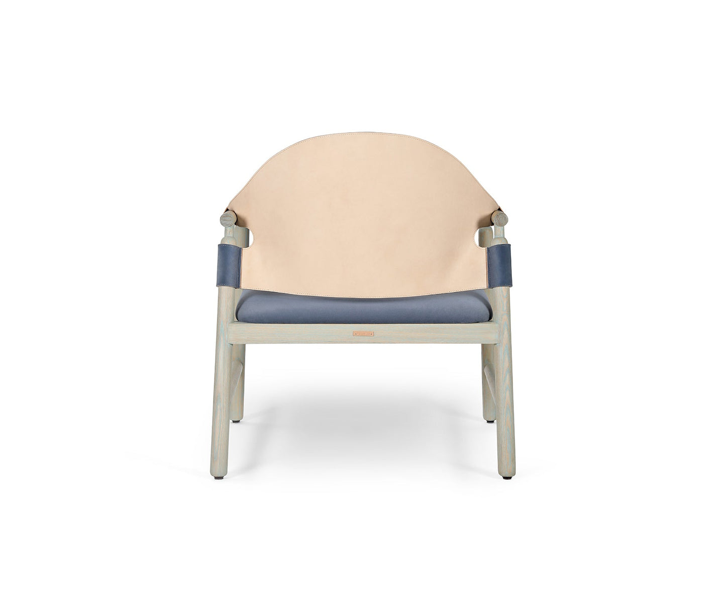 Lebba Lounge Chair, Distressed Aqua