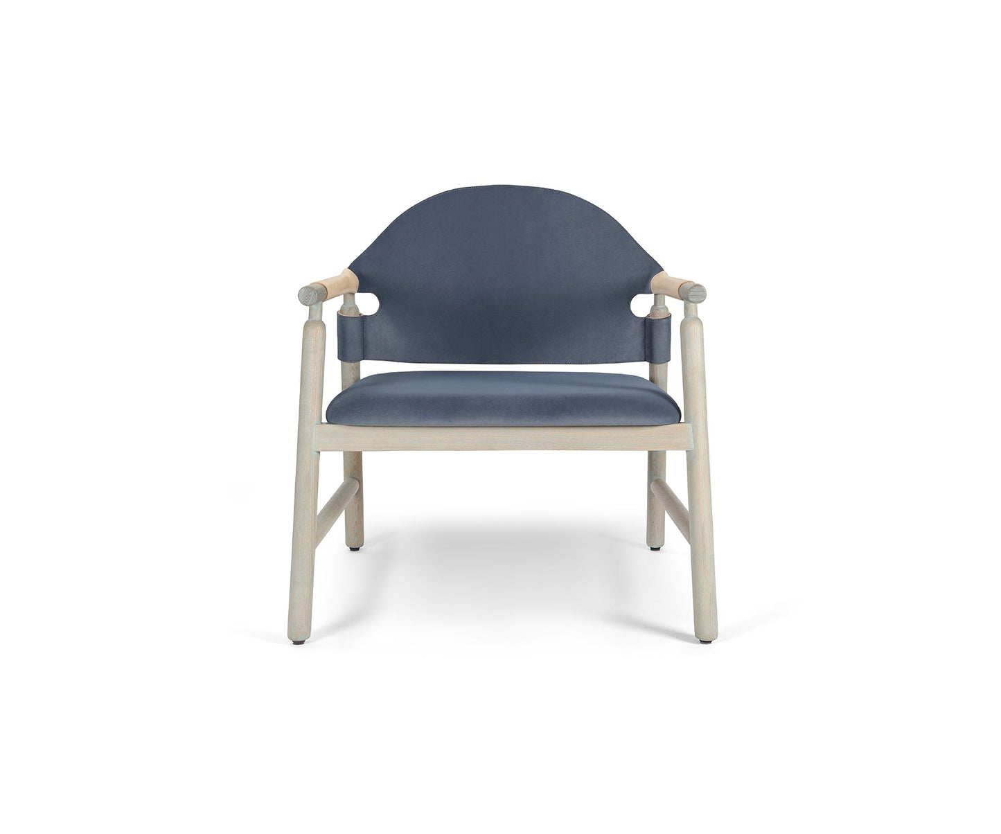Lebba Lounge Chair, Distressed Aqua