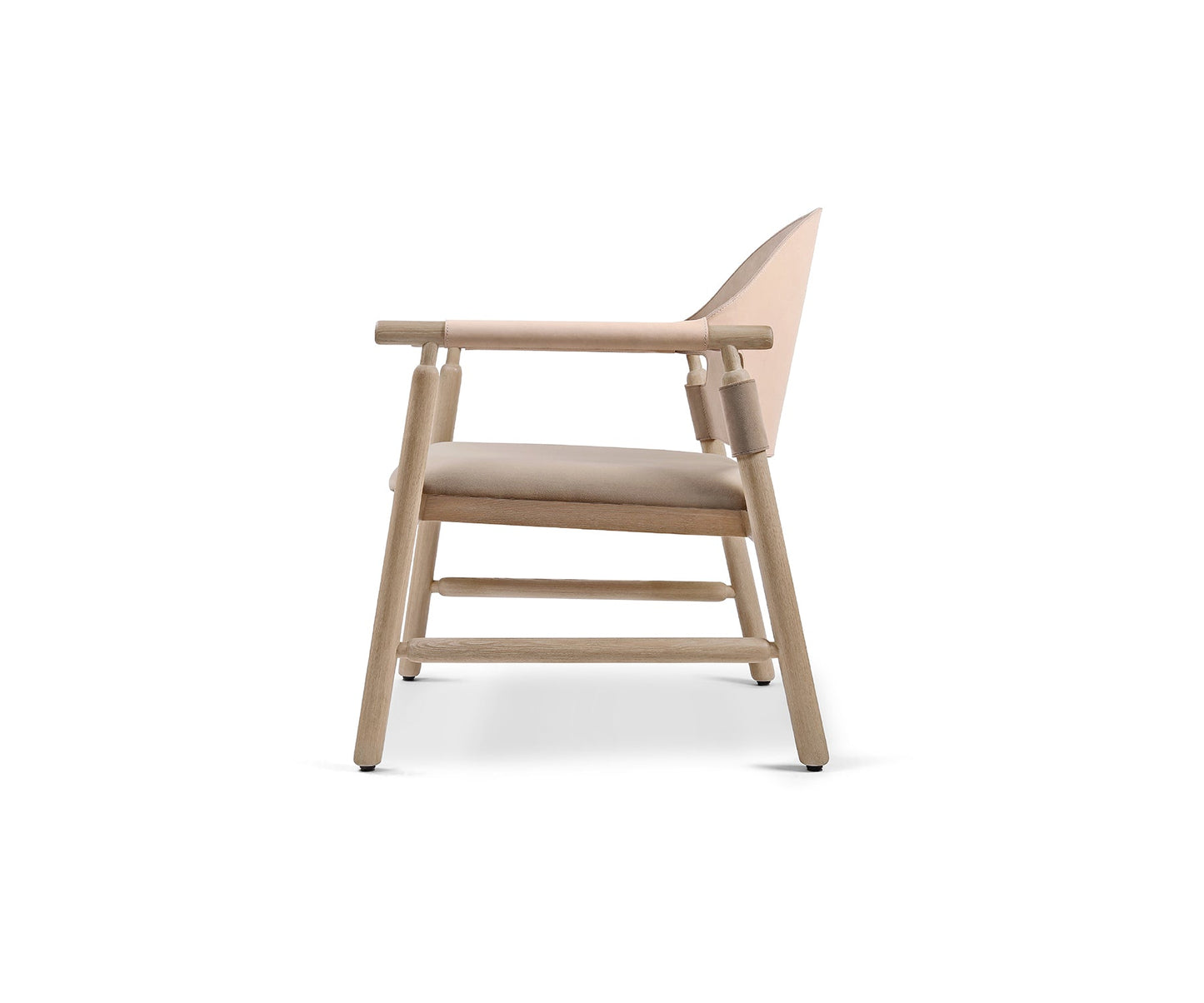 Lebba Lounge Chair, Distressed Beige