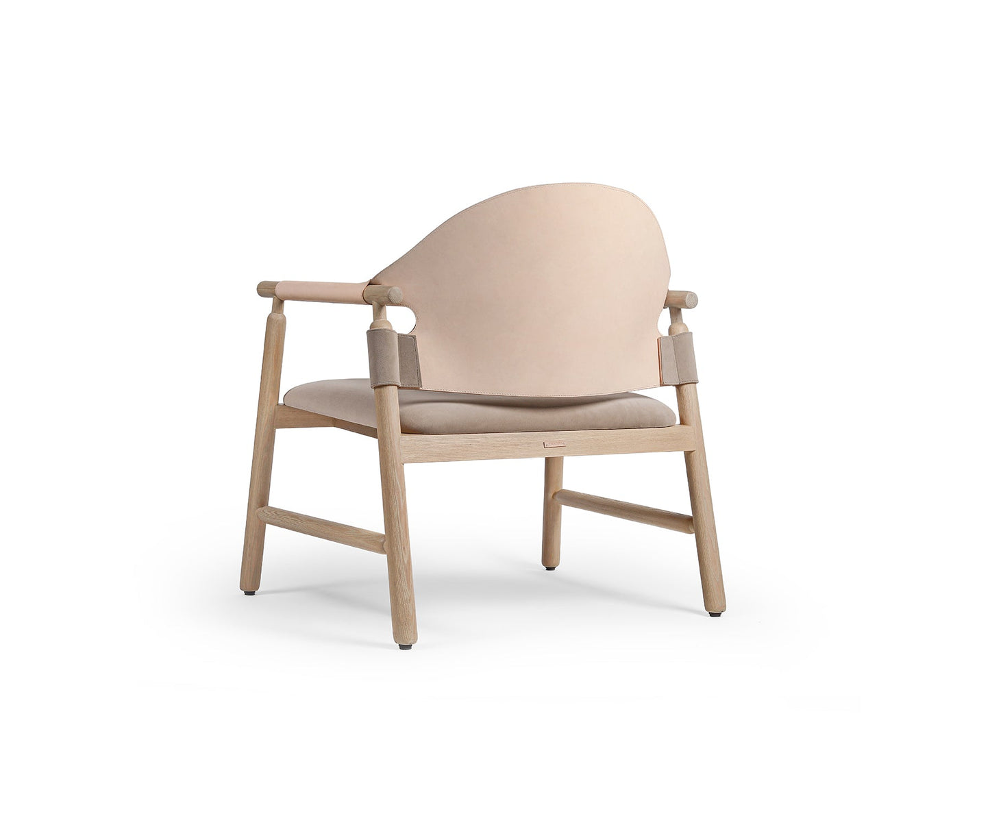Lebba Lounge Chair, Distressed Beige