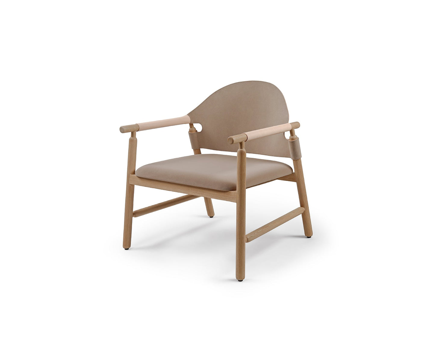 Lebba Lounge Chair, Distressed Beige