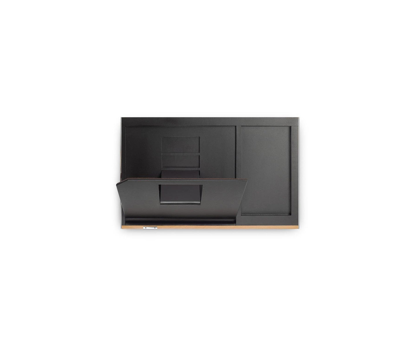 Buy Dark Brown Manhattan Ipad Stand - Compartment for Stationary items - Taamaa