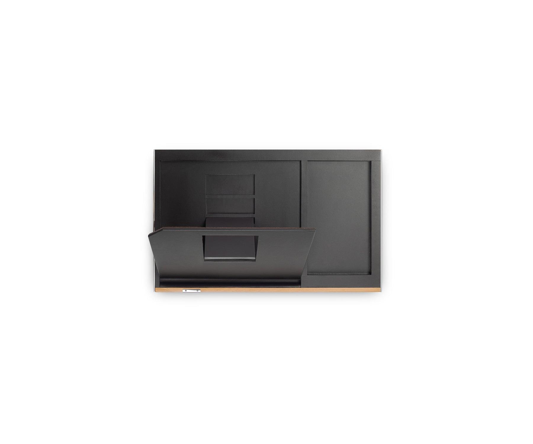 Buy Dark Brown Manhattan Ipad Stand - Compartment for Stationary items - Taamaa