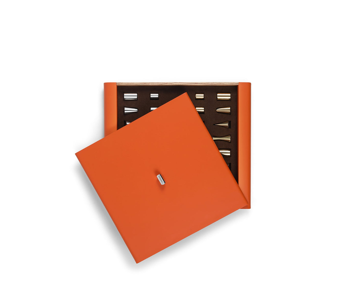 Mirai Chess & Checkers Game Set, Orange