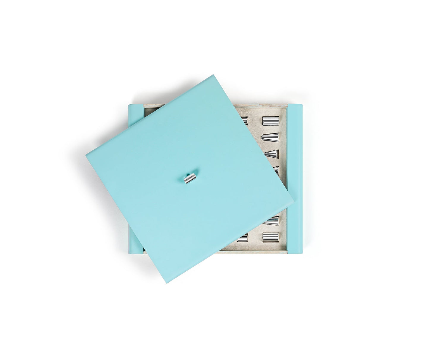 Mirai Chess & Checkers Game Set, Turquoise