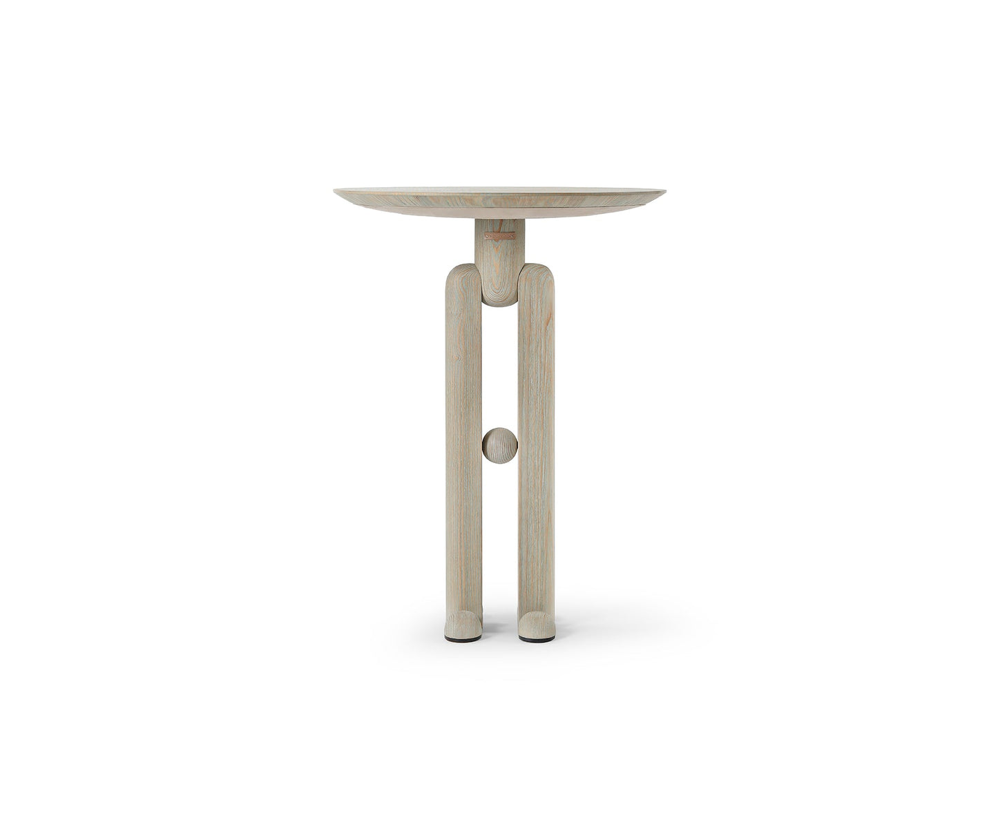 Oro Side Table, Distressed Aqua