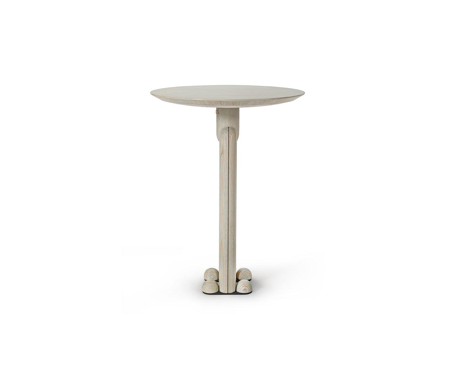Oro Side Table, Distressed Aqua