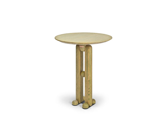 Oro Side Table, Distressed Green