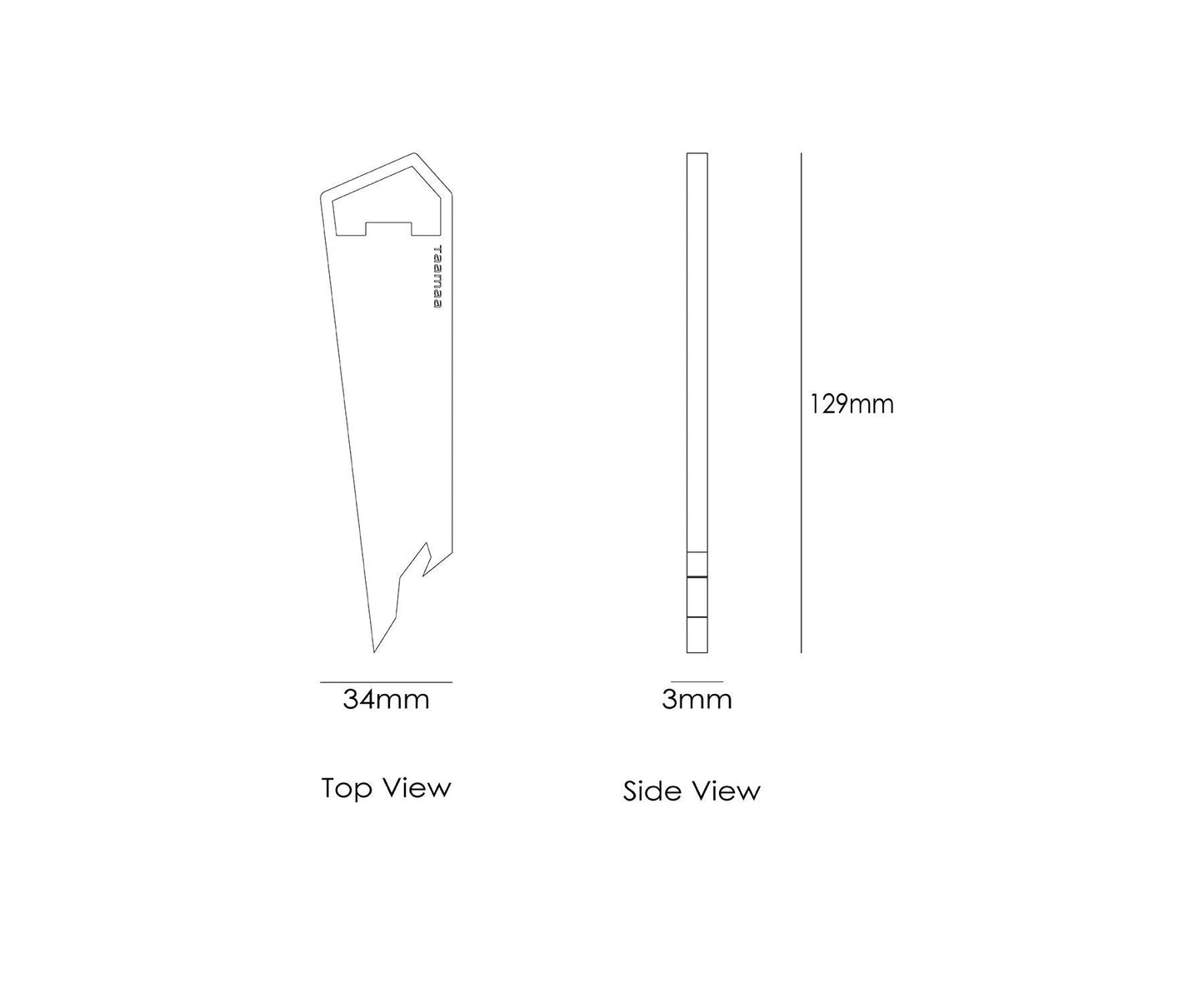 Pica Bottle Opener, Stainless Steel