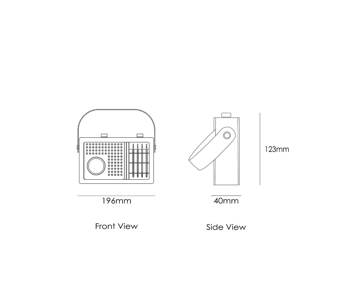 Taamaa-radio table set size